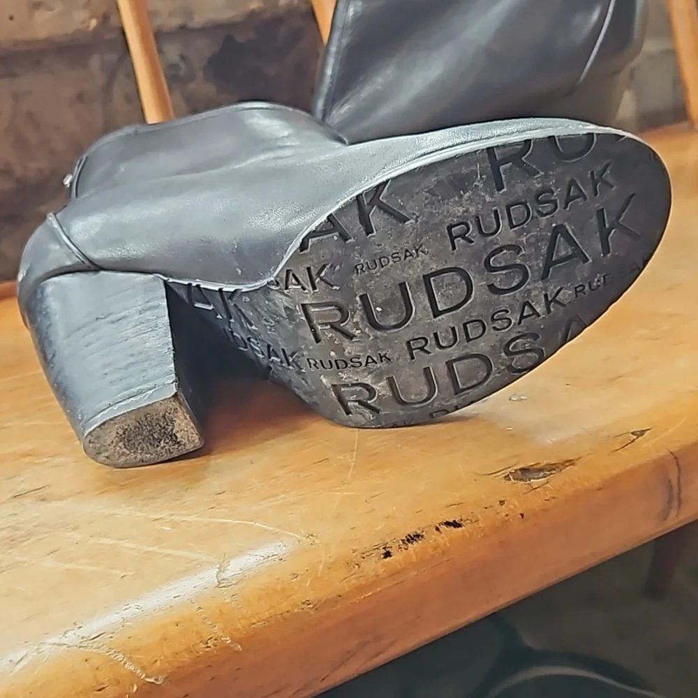 Rudsak Foldover Buckle Ankle Boots - Picture 10 of 11